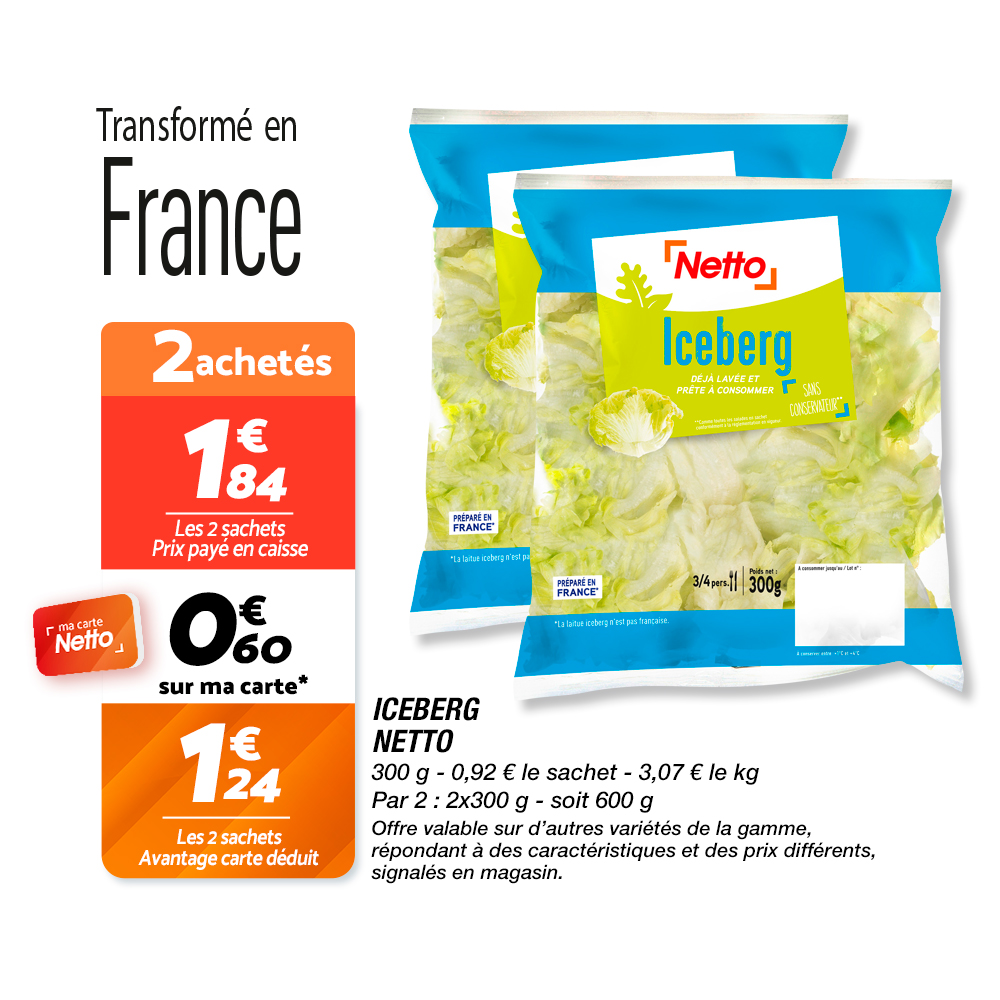 salade iceberg Netto