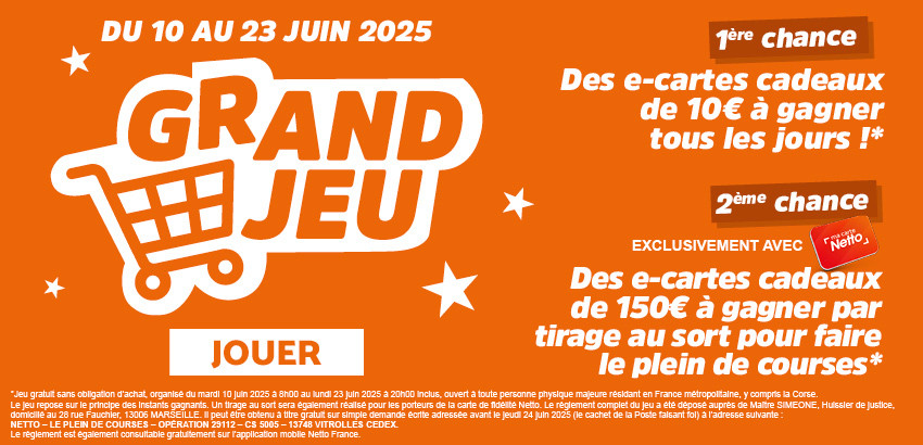 grand jeu Netto
