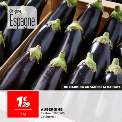 Aubergine chez Netto