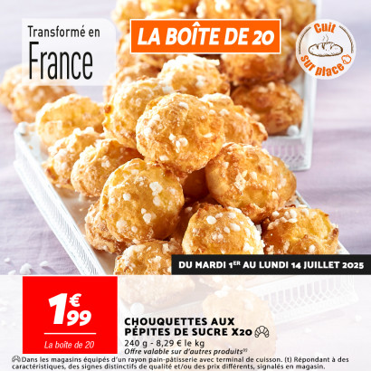chouquettes chouquettes chez netto