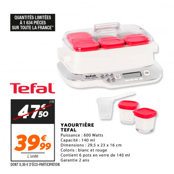 Yaourtière - TEFAL chez Netto