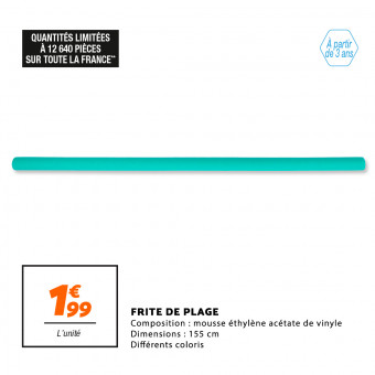 Frite de plage chez Netto
