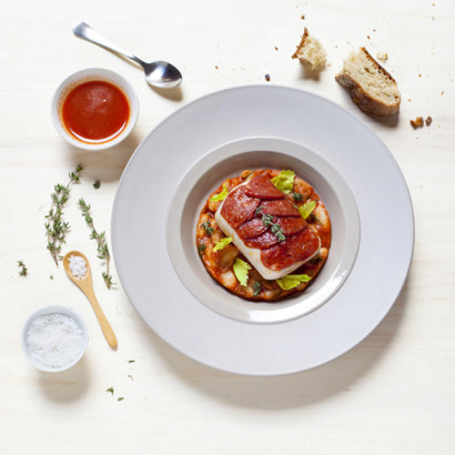 Cabillaud en croûte de chorizo