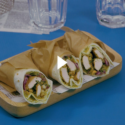 Wraps de poulet épicés à la mexicaine